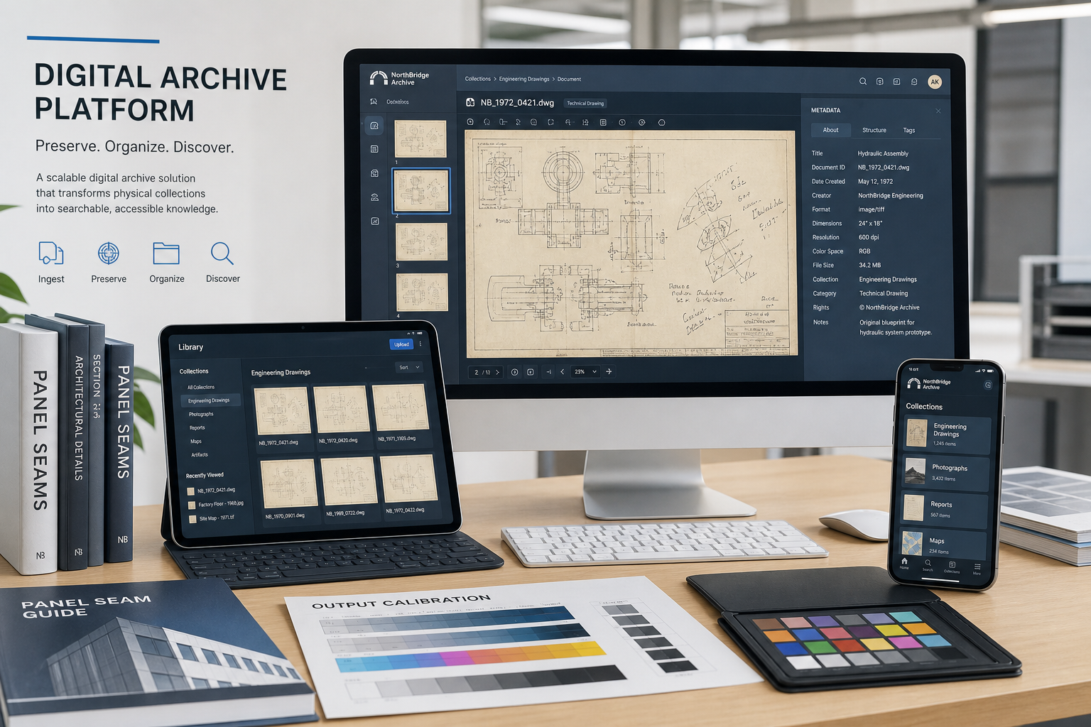 University archive management system calibrated output